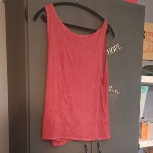 Casual Red Tank Top